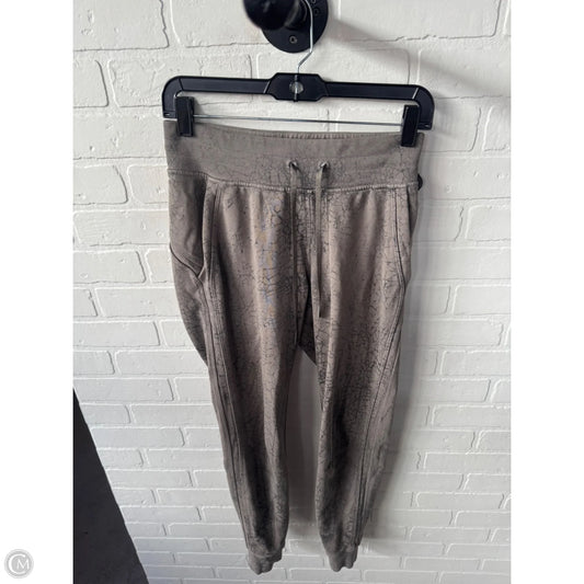 Athletic Pants By Lululemon In Taupe, Size: 4