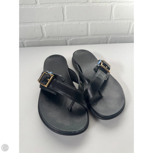 Sandals Flats By Cmc In Black, Size: 8.5