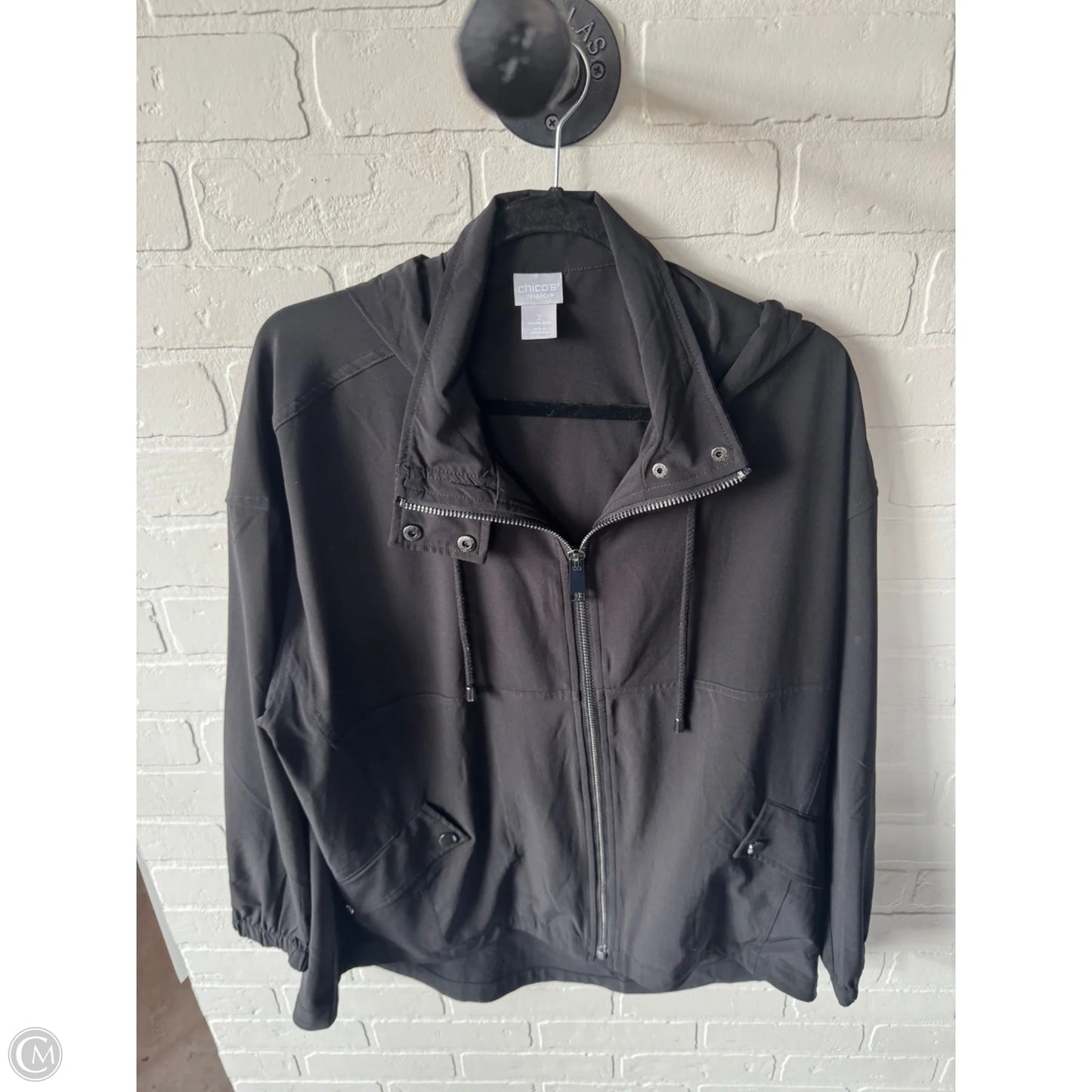 Jacket Other By Chicos In Black, Size: L