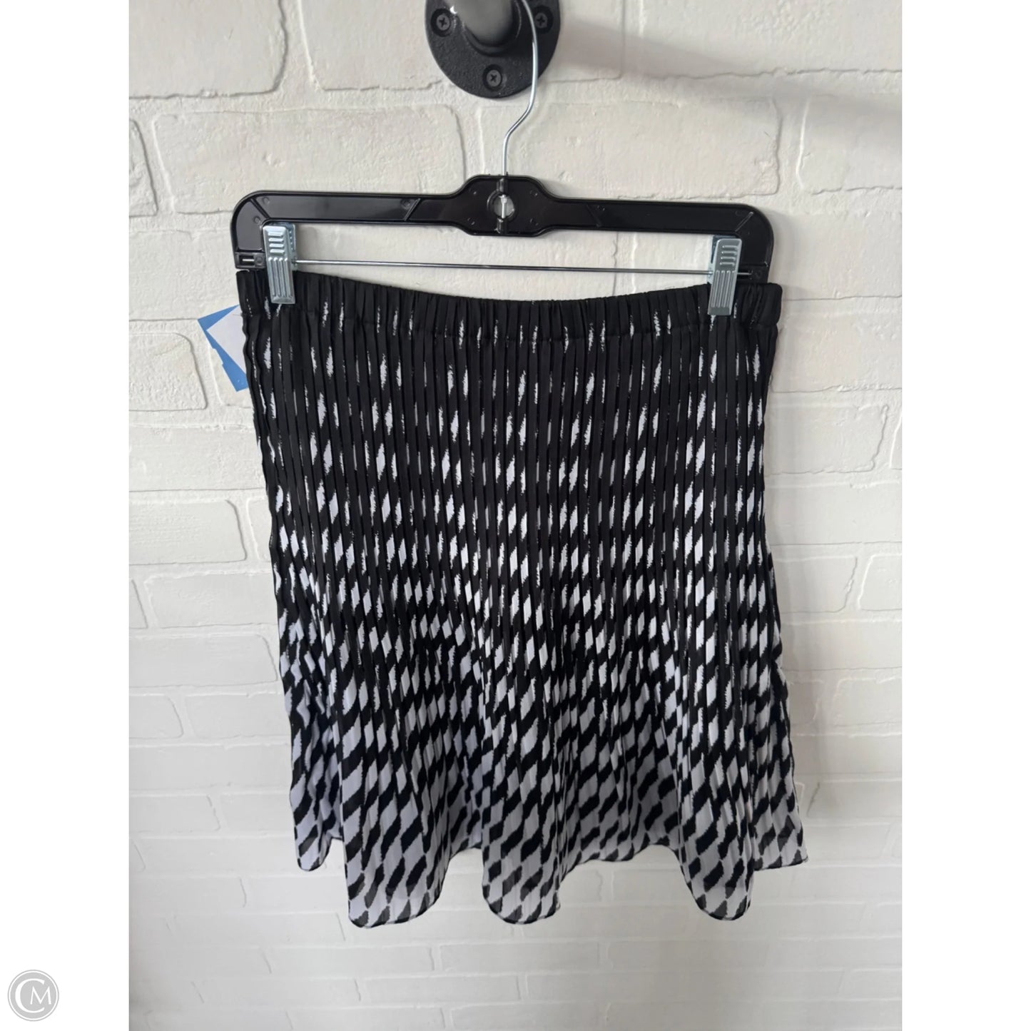 Skirt Midi By Alfani In Black & White, Size: 4