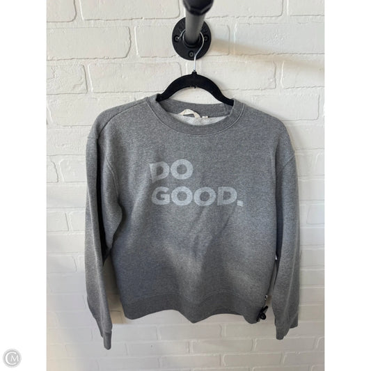 Sweatshirt Crewneck By Cotopaxi In Grey, Size: M