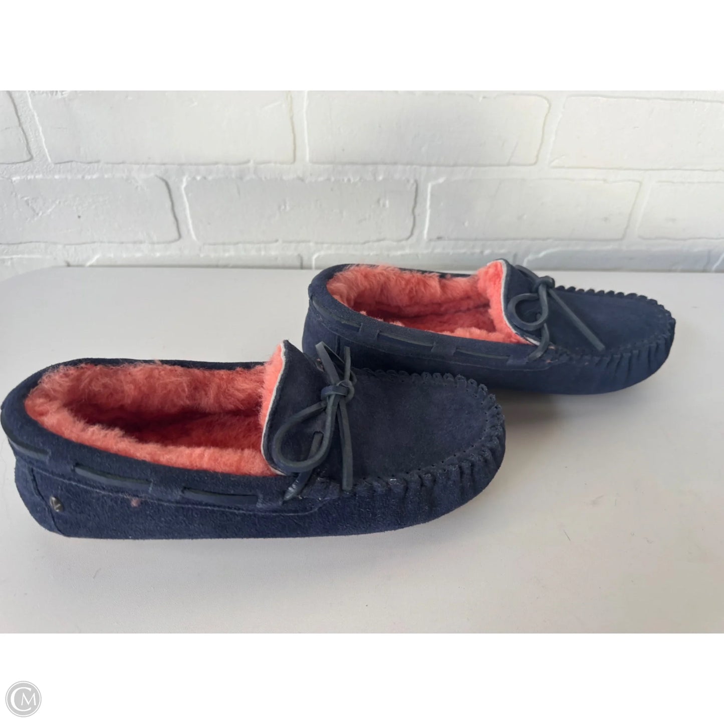 Shoes Flats By Emu In Blue, Size: 7