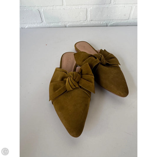 Shoes Flats By Madewell In Green, Size: 7