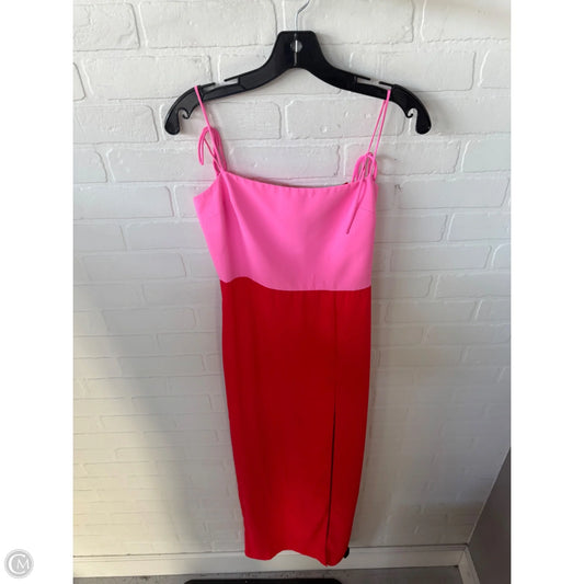 Dress Party Long By Cma In Pink & Red, Size: Xs