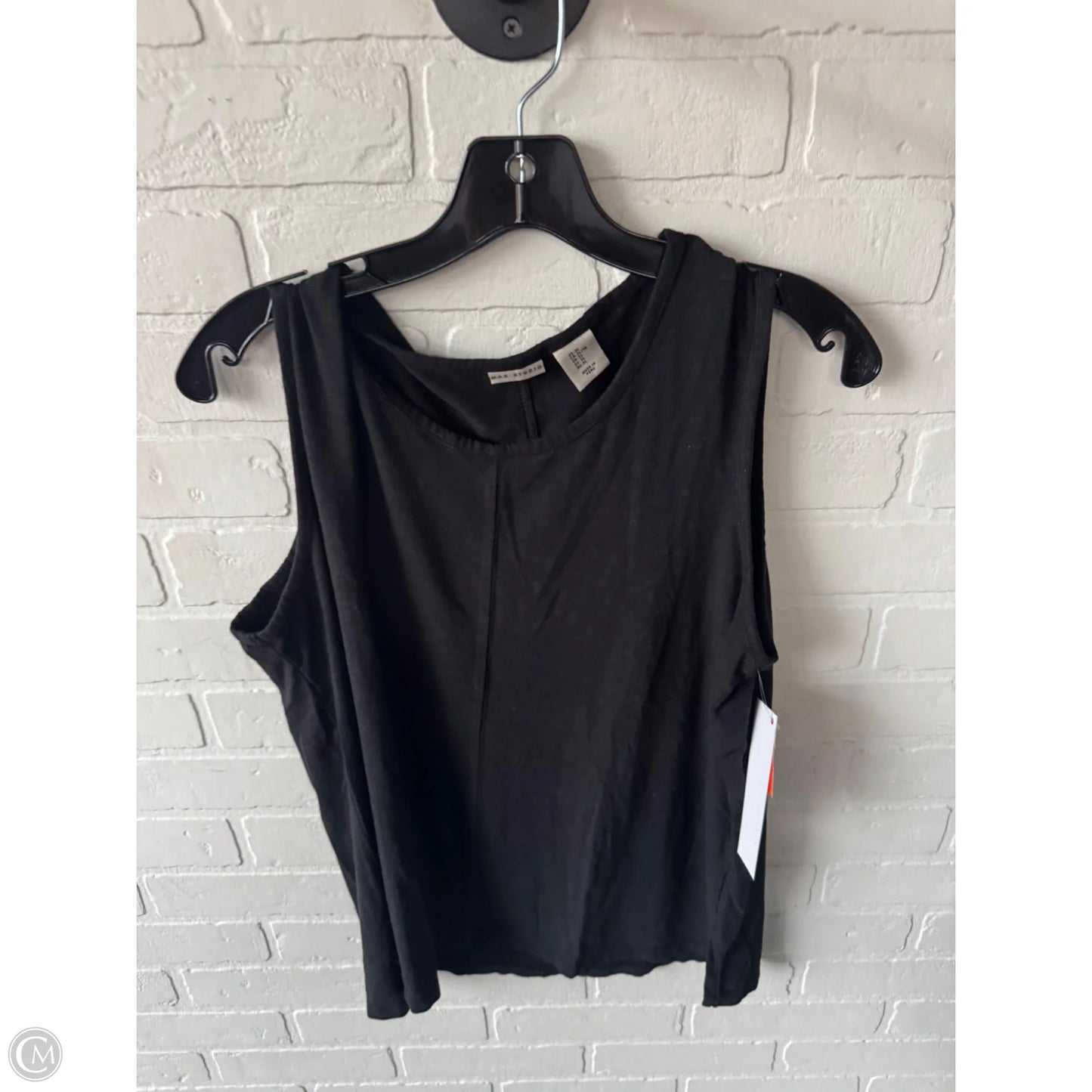 Top Sleeveless Basic By Max Studio In Black, Size: Xl