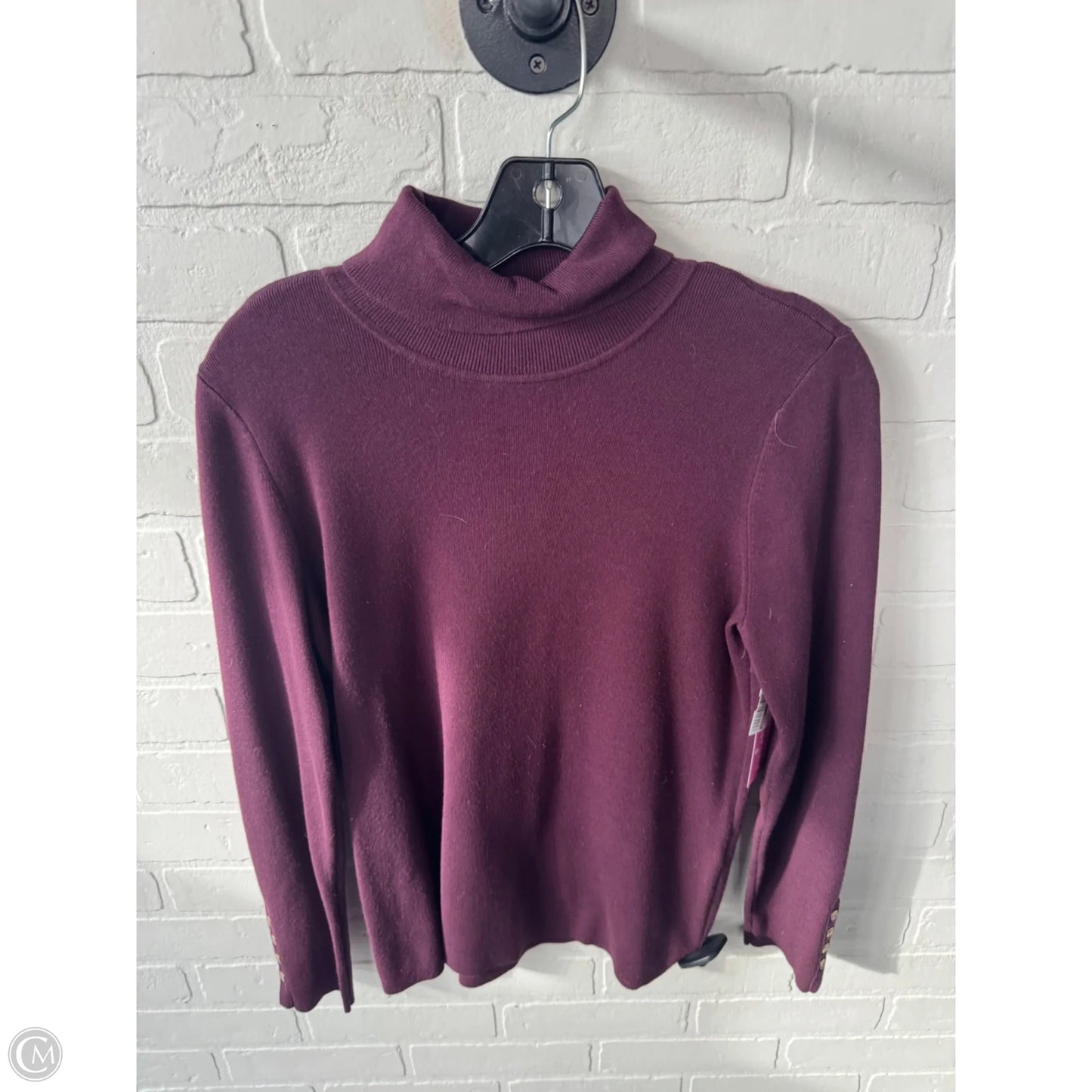 Sweater By Chicos In Purple, Size: M