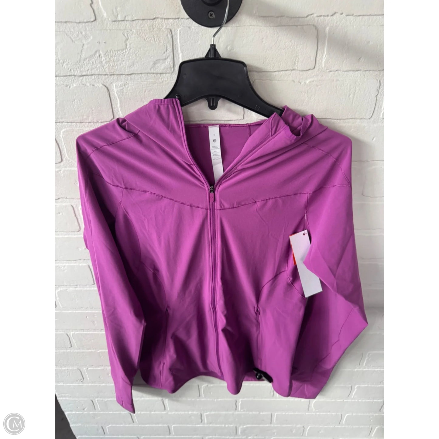 Athletic Jacket By Lululemon In Pink, Size: S