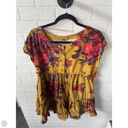 Dress Casual Short By Free People In Yellow, Size: Xs