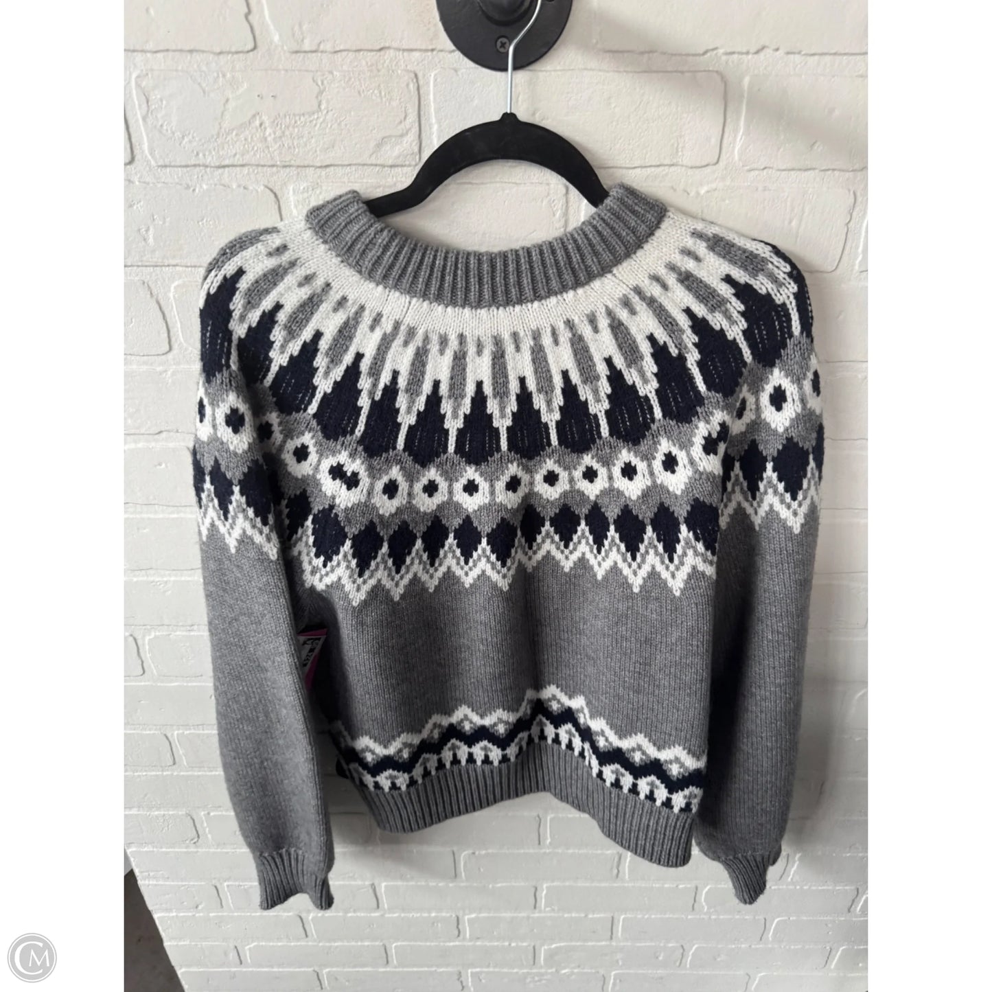 Sweater By Ann Taylor In Grey, Size: M