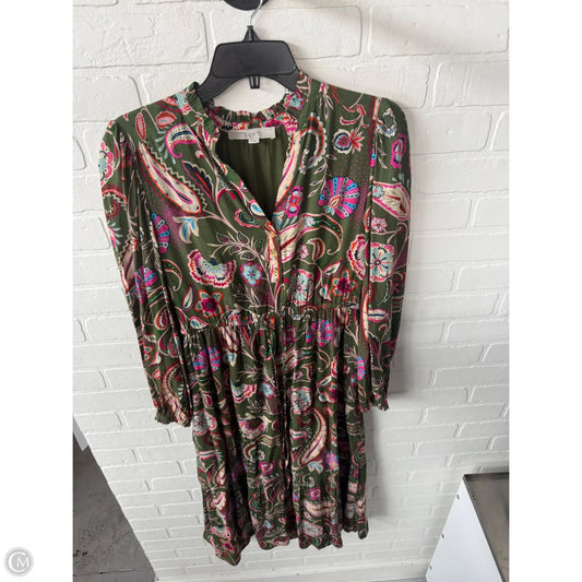 Dress Casual Midi By Loft In Green, Size: M