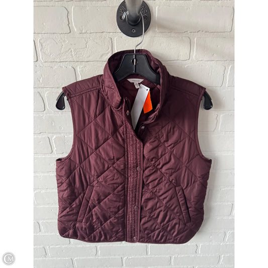 Vest Puffer & Quilted By Maurices In Maroon, Size: S