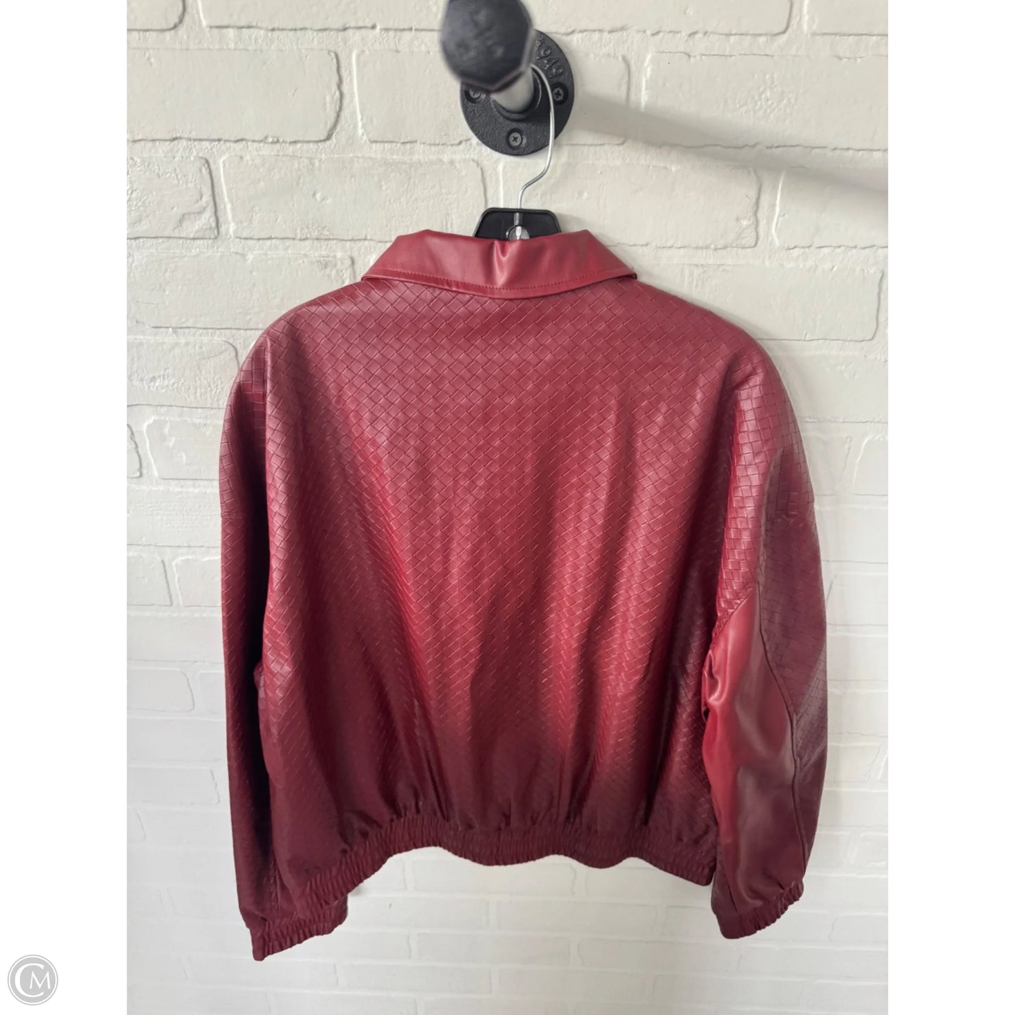 Jacket Moto By Shein In Red, Size: M