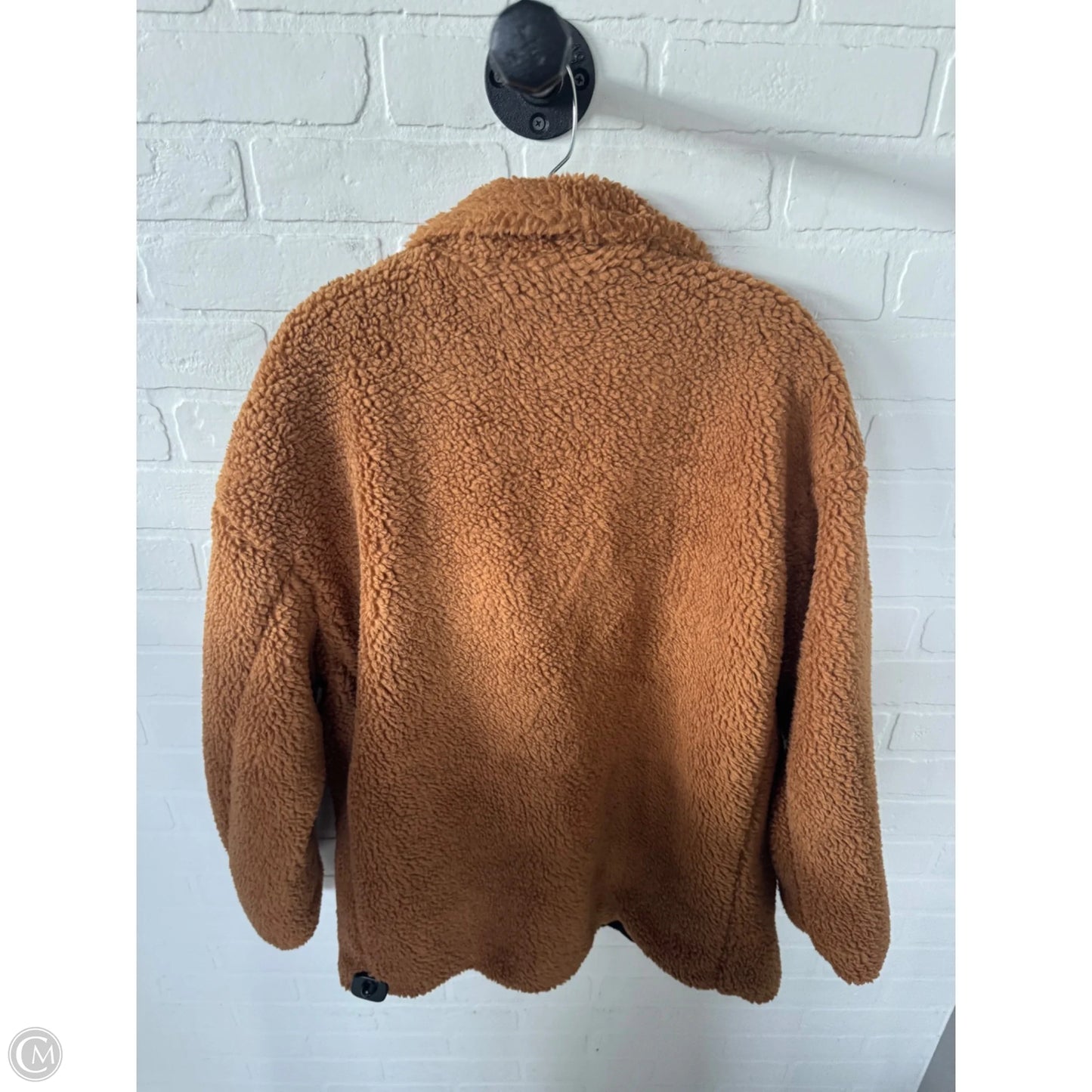 Coat Faux Fur & Sherpa By Shein In Brown, Size: S