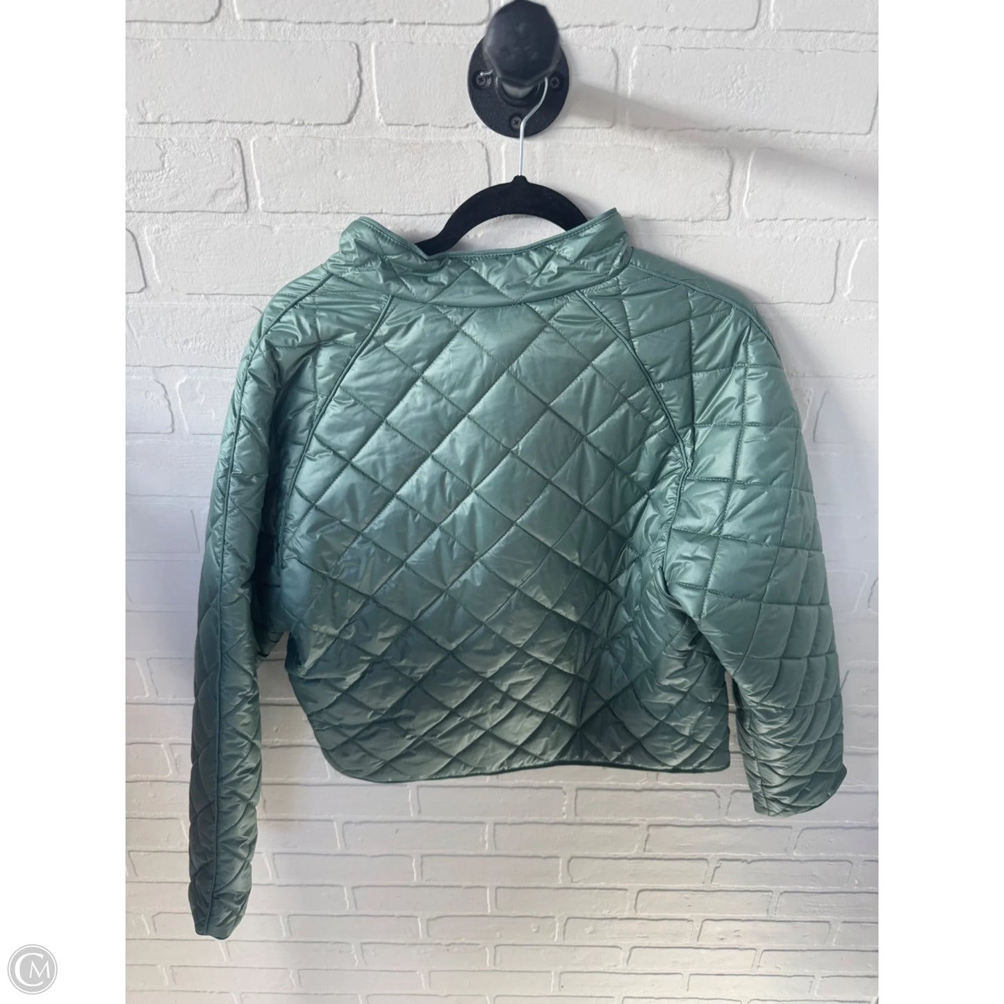 Jacket Puffer & Quilted By Shein In Green, Size: S