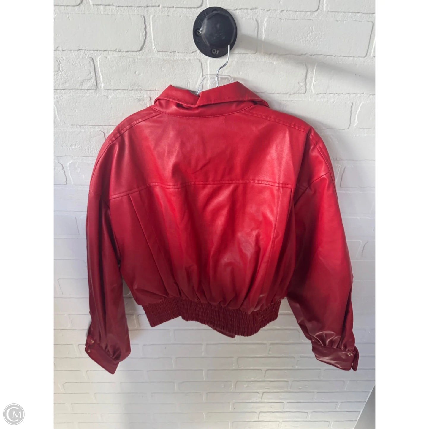 Jacket Moto By Shein In Red, Size: S