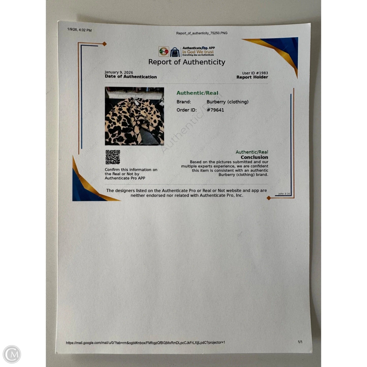 Shawl Luxury Designer By Burberry In Black & Tan