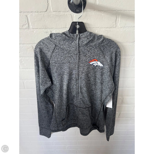 Sweatshirt Hoodie By Nfl In Grey, Size: M