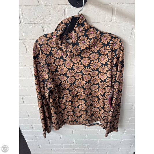 Top Long Sleeve By Market & Spruce In Black & Tan, Size: Xl