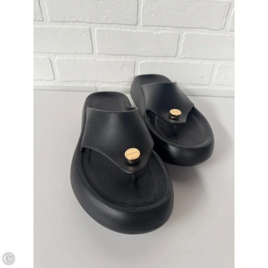 Sandals Designer By Michael Kors In Black, Size: 8