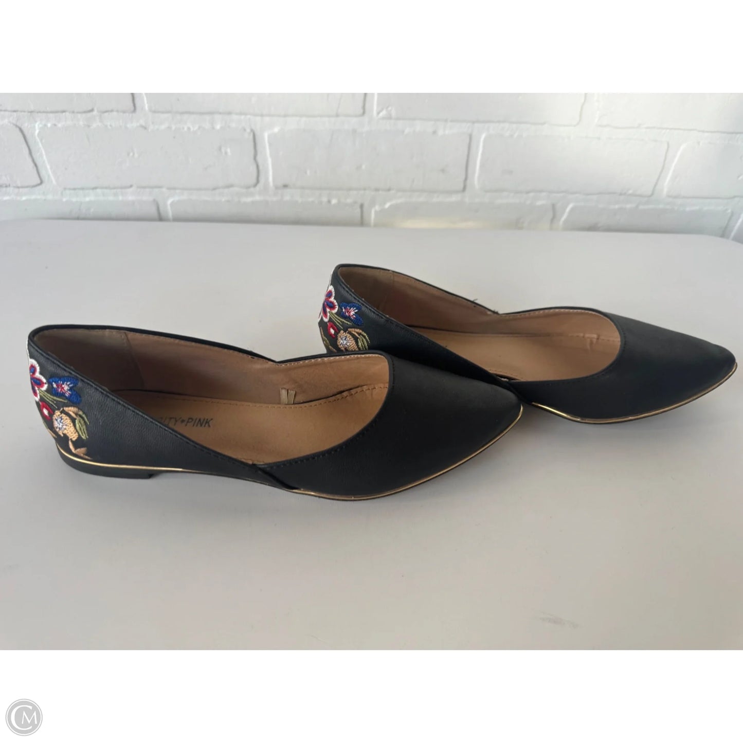 Shoes Flats By Celebrity Pink In Black, Size: 7