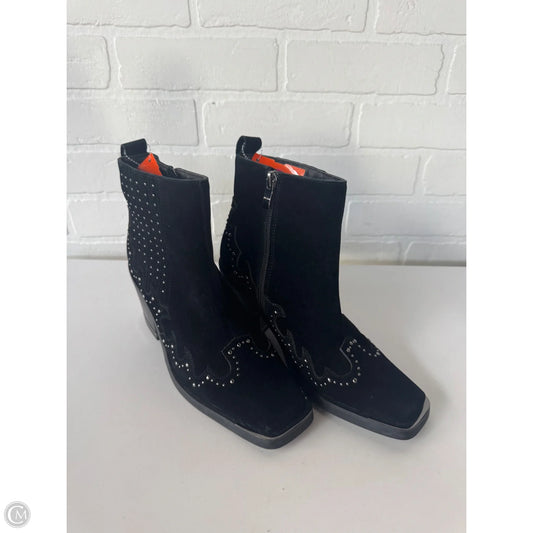 Boots Ankle Heels By Vince Camuto In Black, Size: 6