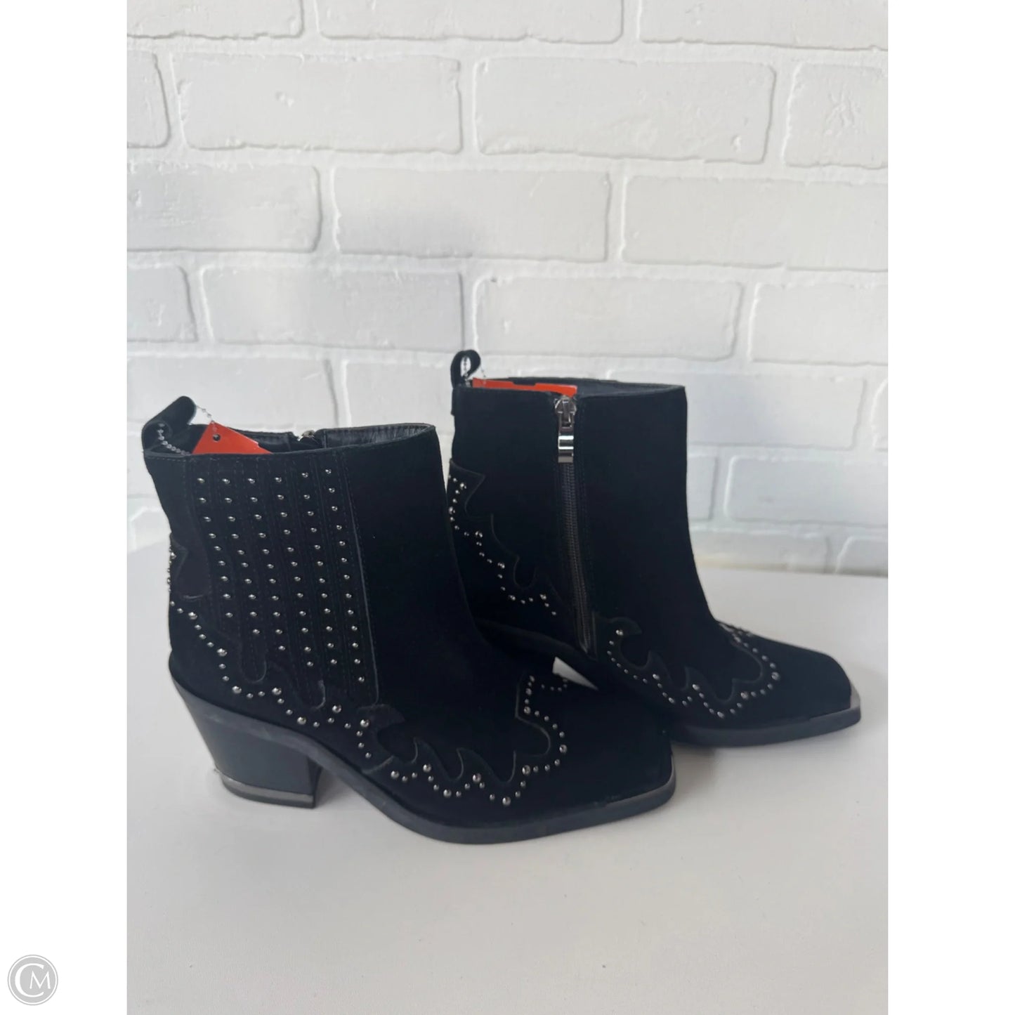 Boots Ankle Heels By Vince Camuto In Black, Size: 6