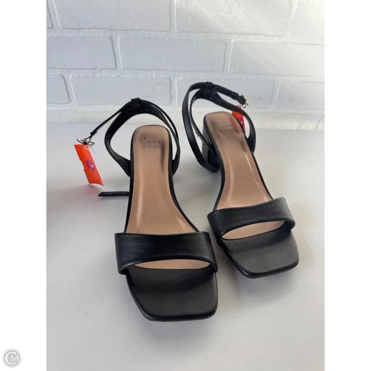 Sandals Heels Block By A New Day In Black, Size: 8.5