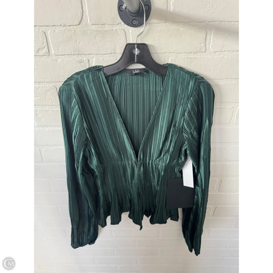 Top Long Sleeve By Lulus In Green, Size: Xs