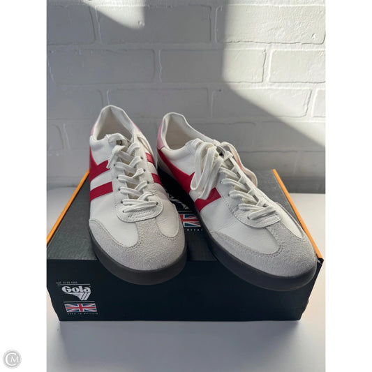 Shoes Sneakers By Gola In Red & White, Size: 9.5