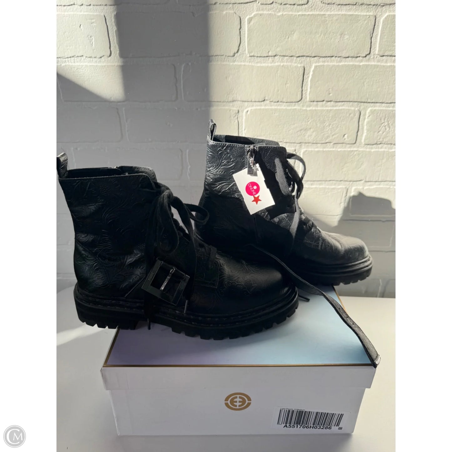 Boots Mid-calf Flats By Cma In Black, Size: 9