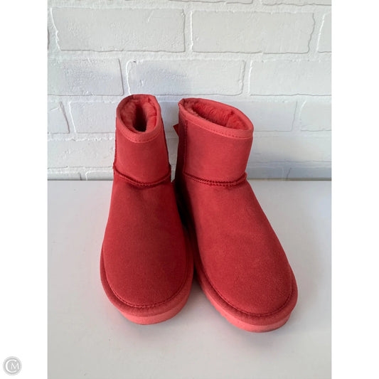 Boots Mid-calf Flats By Dream Pairs In Coral, Size: 8