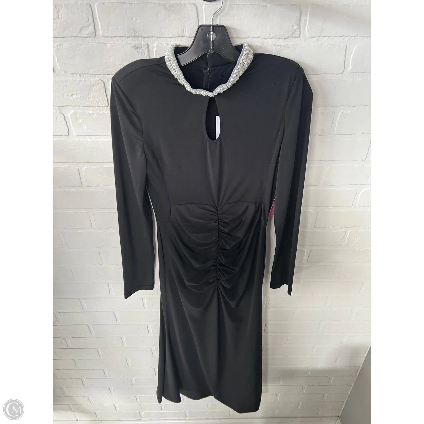 Dress Party Midi By Clothes Mentor In Black, Size: L