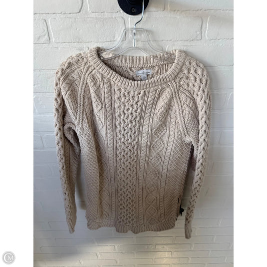 Sweater By L.l. Bean In Cream, Size: S