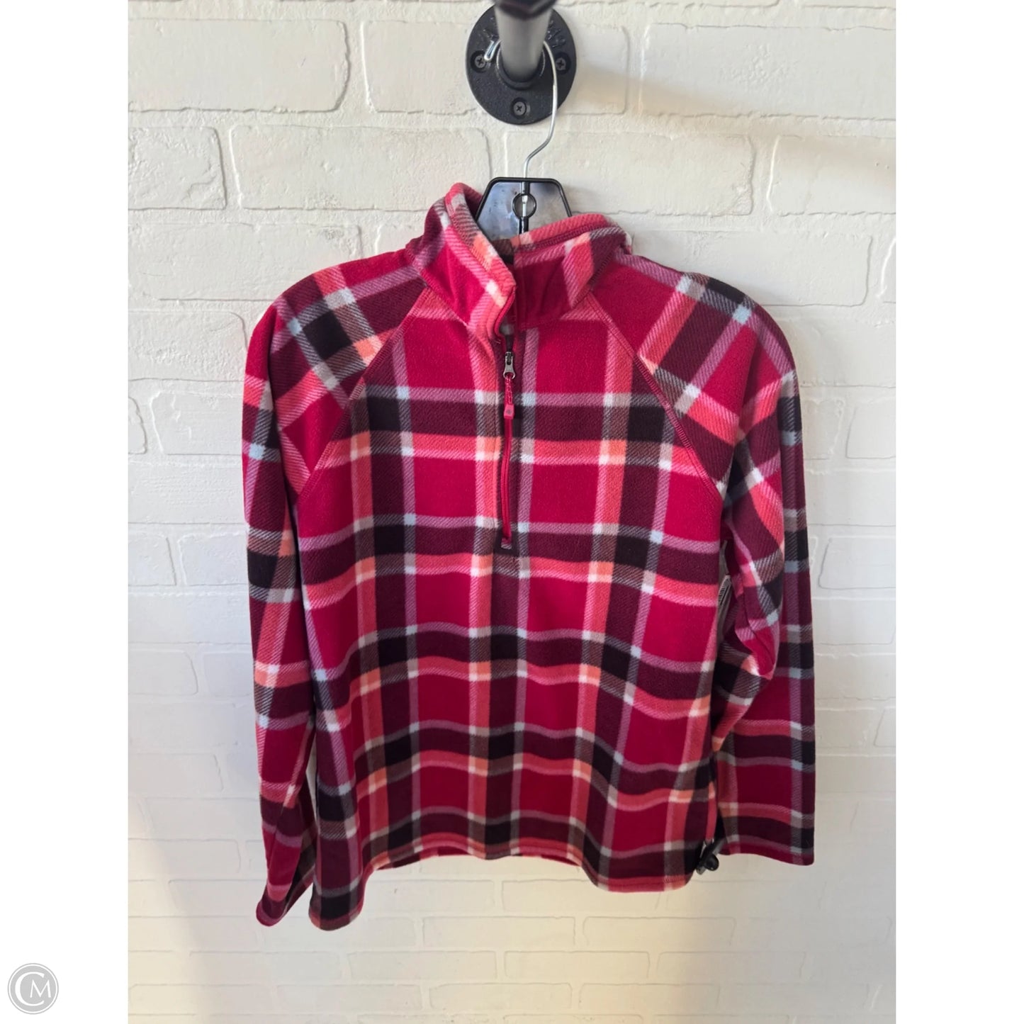 Jacket Fleece By Eddie Bauer In Red, Size: M