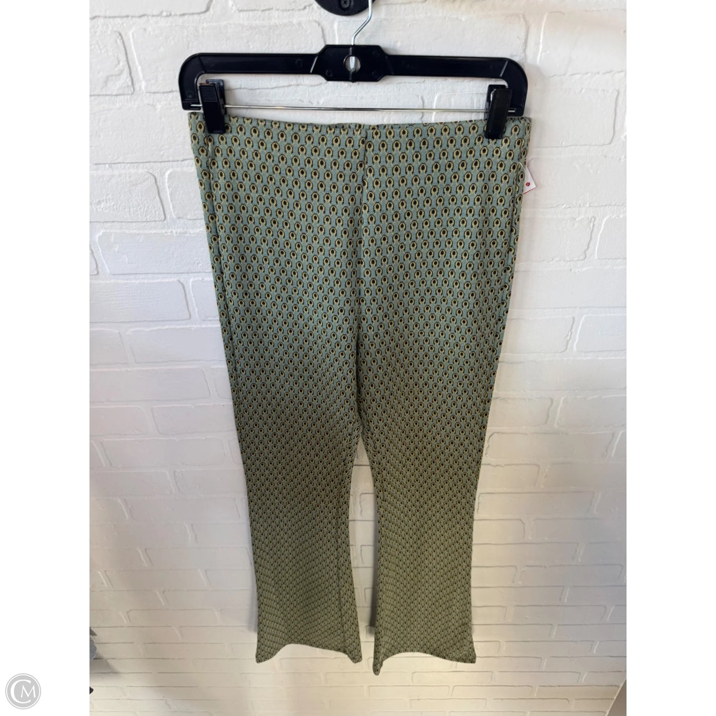 Pants Other By Miss Love In Green & Yellow, Size: 8