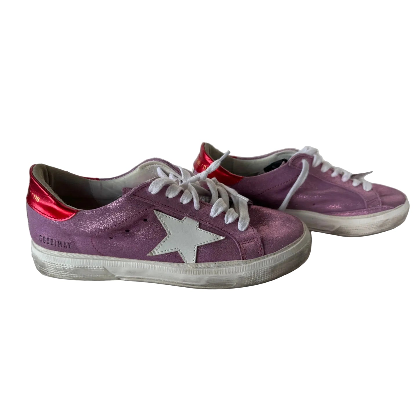 Shoes Luxury Designer By Golden Goose In Pink, Size: 7.5