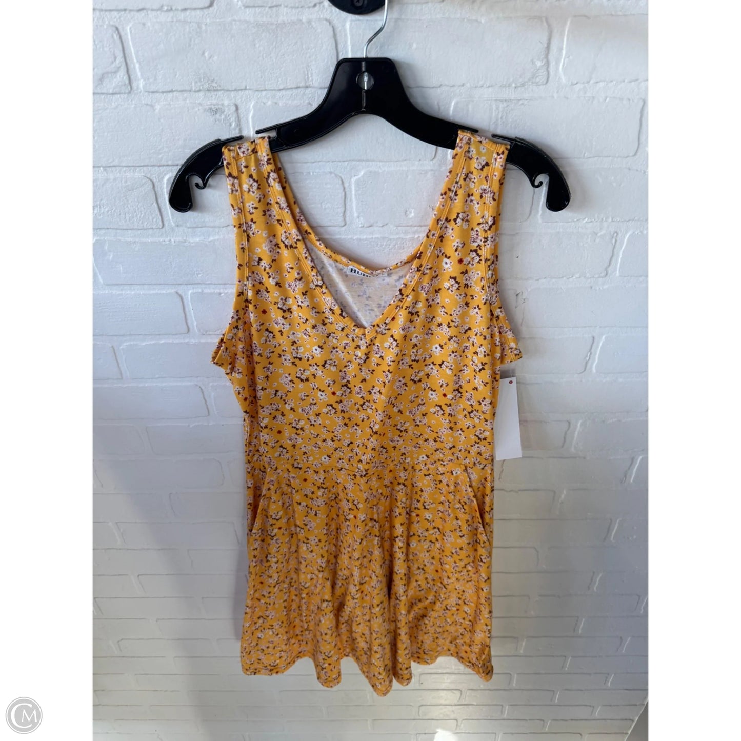 Dress Casual Midi By Cme In Yellow, Size: L