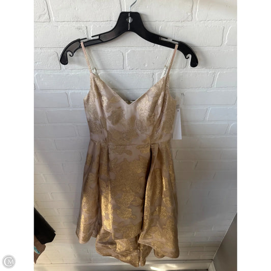 Dress Designer By Lilly Pulitzer In Gold, Size: Xxs