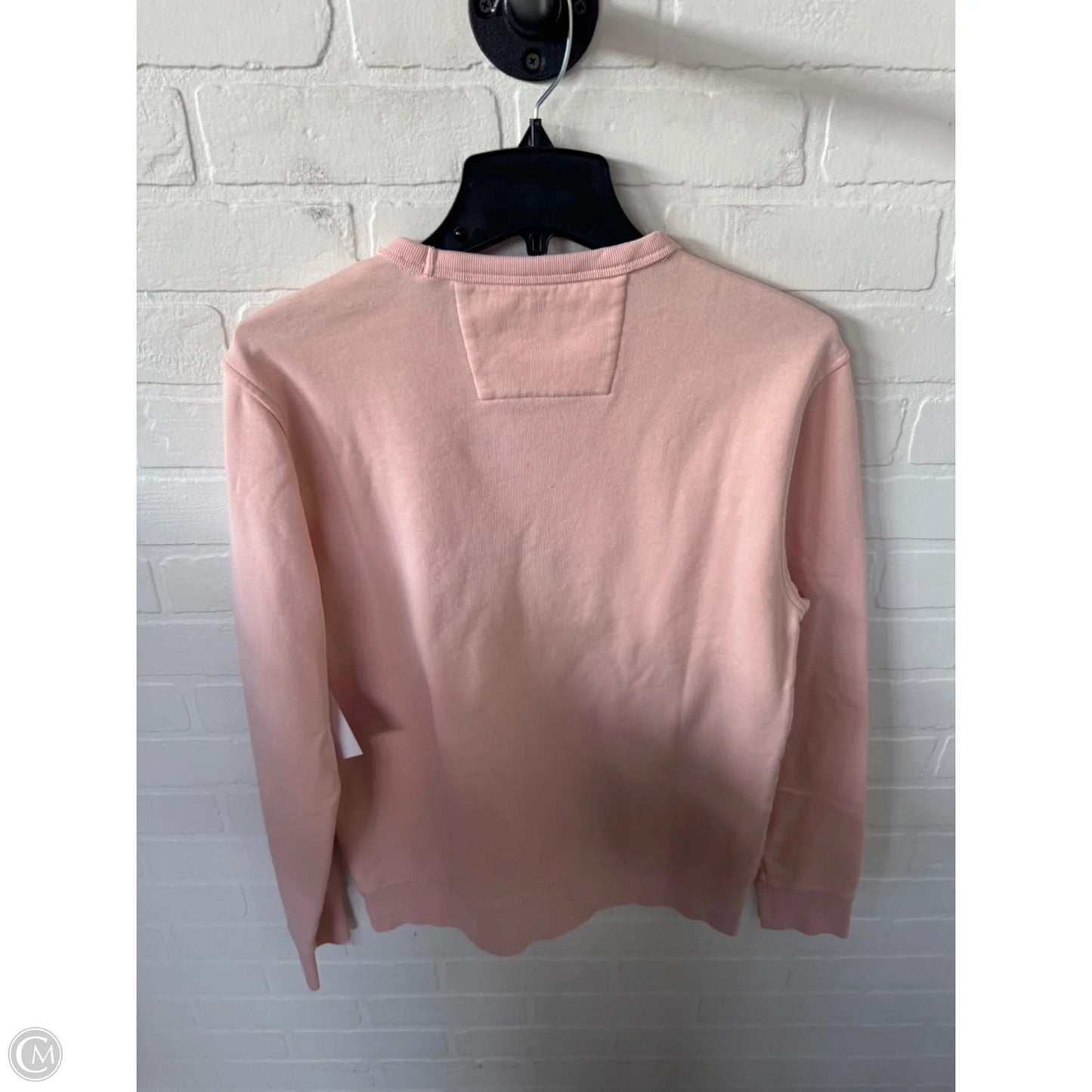 Sweatshirt Crewneck By Banana Republic In Peach, Size: S