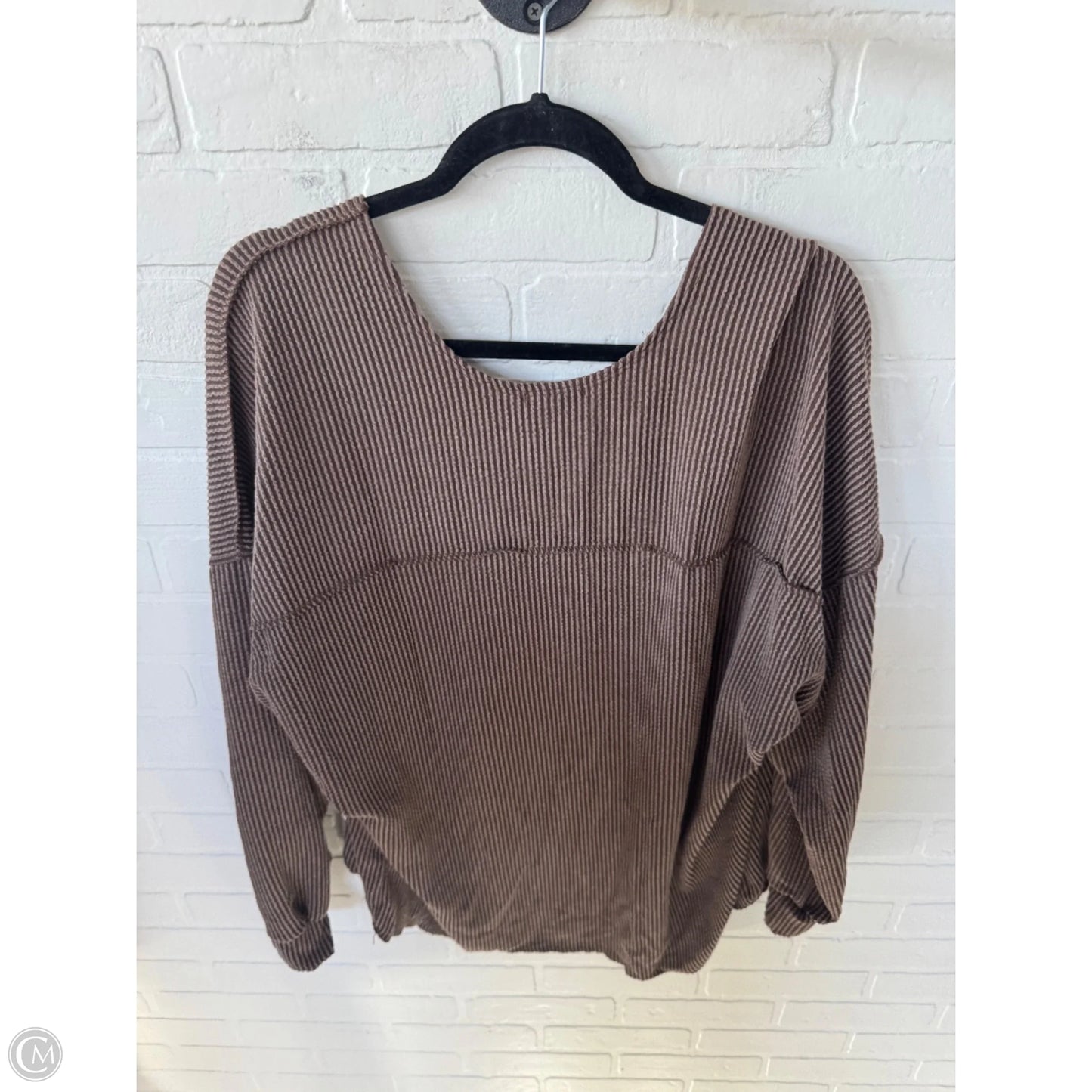 Cardigan By Heimish Usa In Brown, Size: L