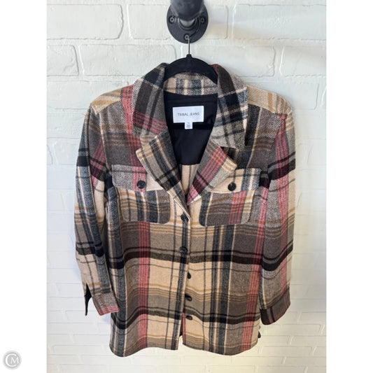 Coat Other By Tribal In Brown & Cream, Size: S