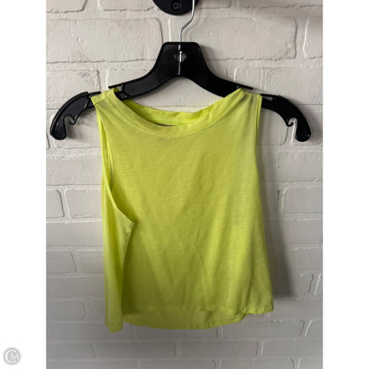 Athletic Tank Top By Athleta In Yellow, Size: Xs