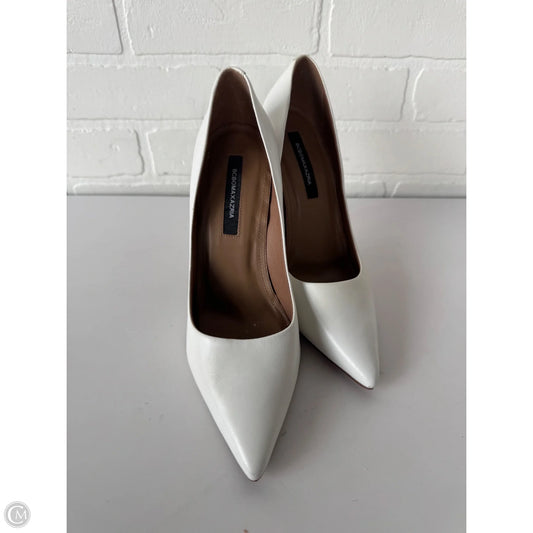 Shoes Heels Stiletto By Bcbgmaxazria In White, Size: 8