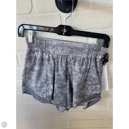 Athletic Shorts By Lululemon In Grey, Size: 4