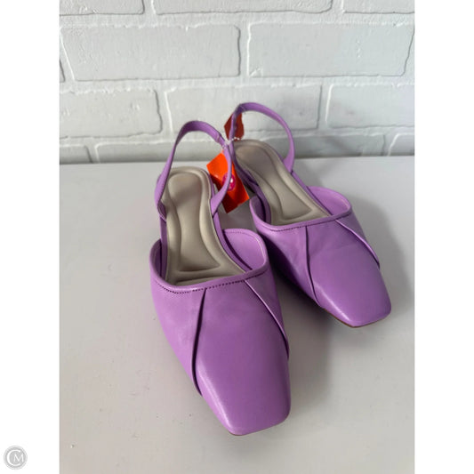Shoes Flats By Cmc In Purple, Size: 7.5