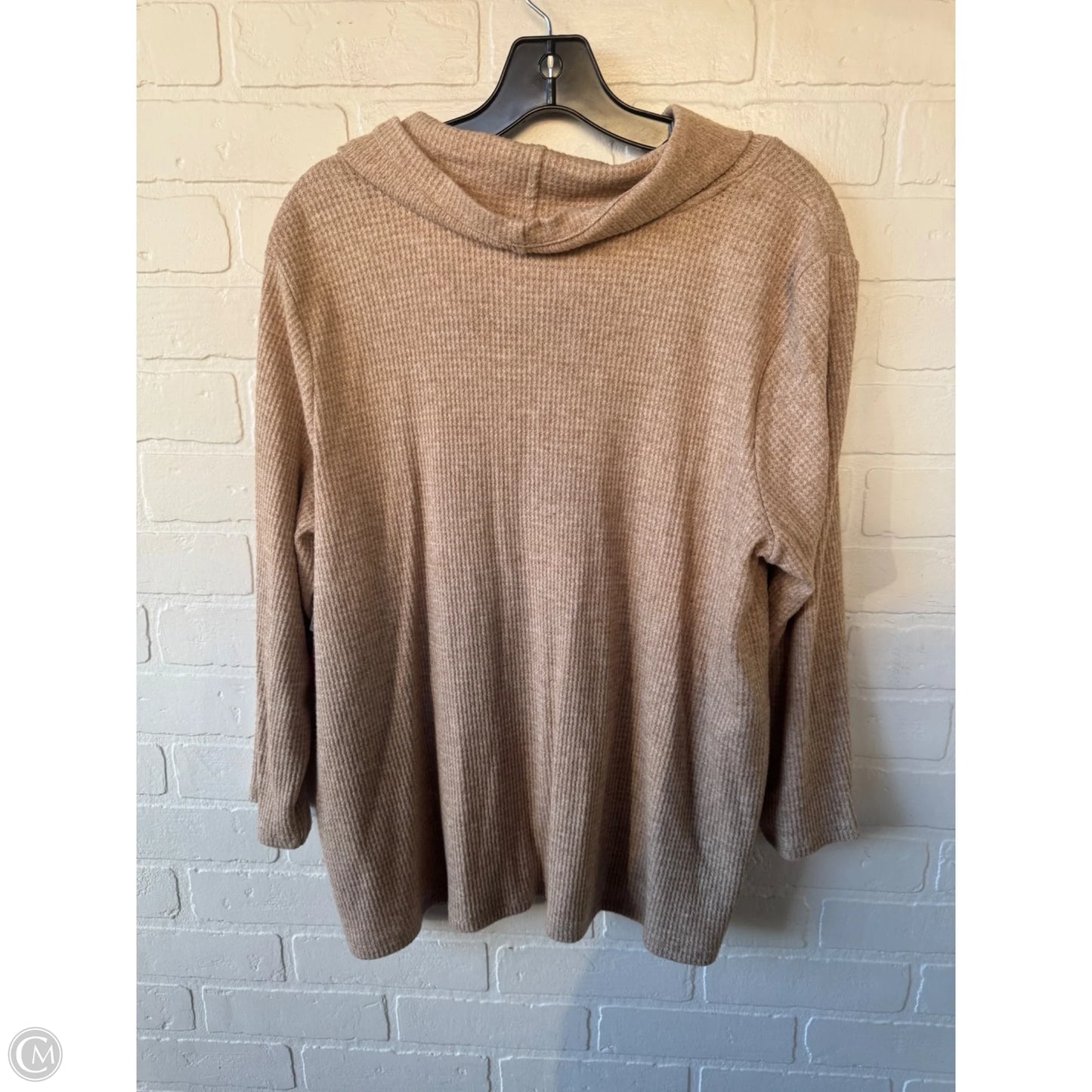 Top 3/4 Sleeve By J. Jill In Tan, Size: L