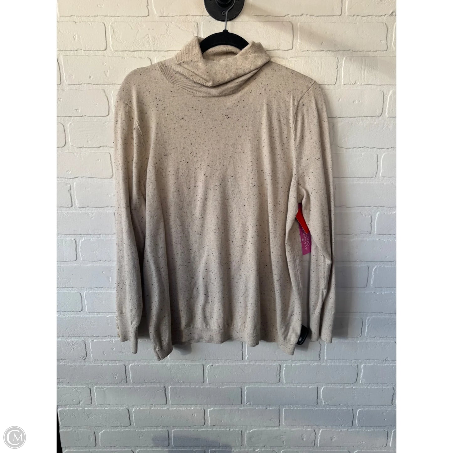 Sweater By Talbots In Beige, Size: 1x