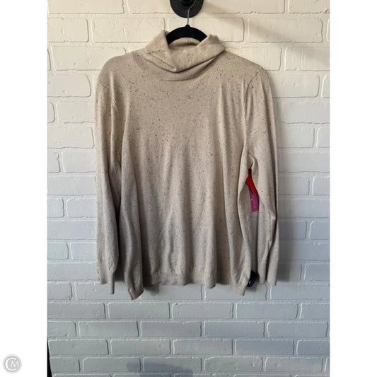 Sweater By Talbots In Beige, Size: 1x