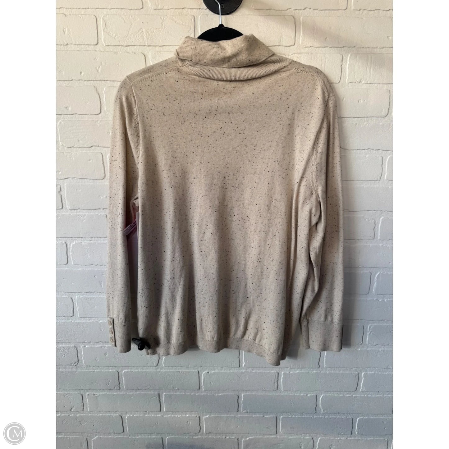 Sweater By Talbots In Beige, Size: 1x