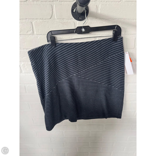 Skirt Mini & Short By J. Jill In Blue & White, Size: L